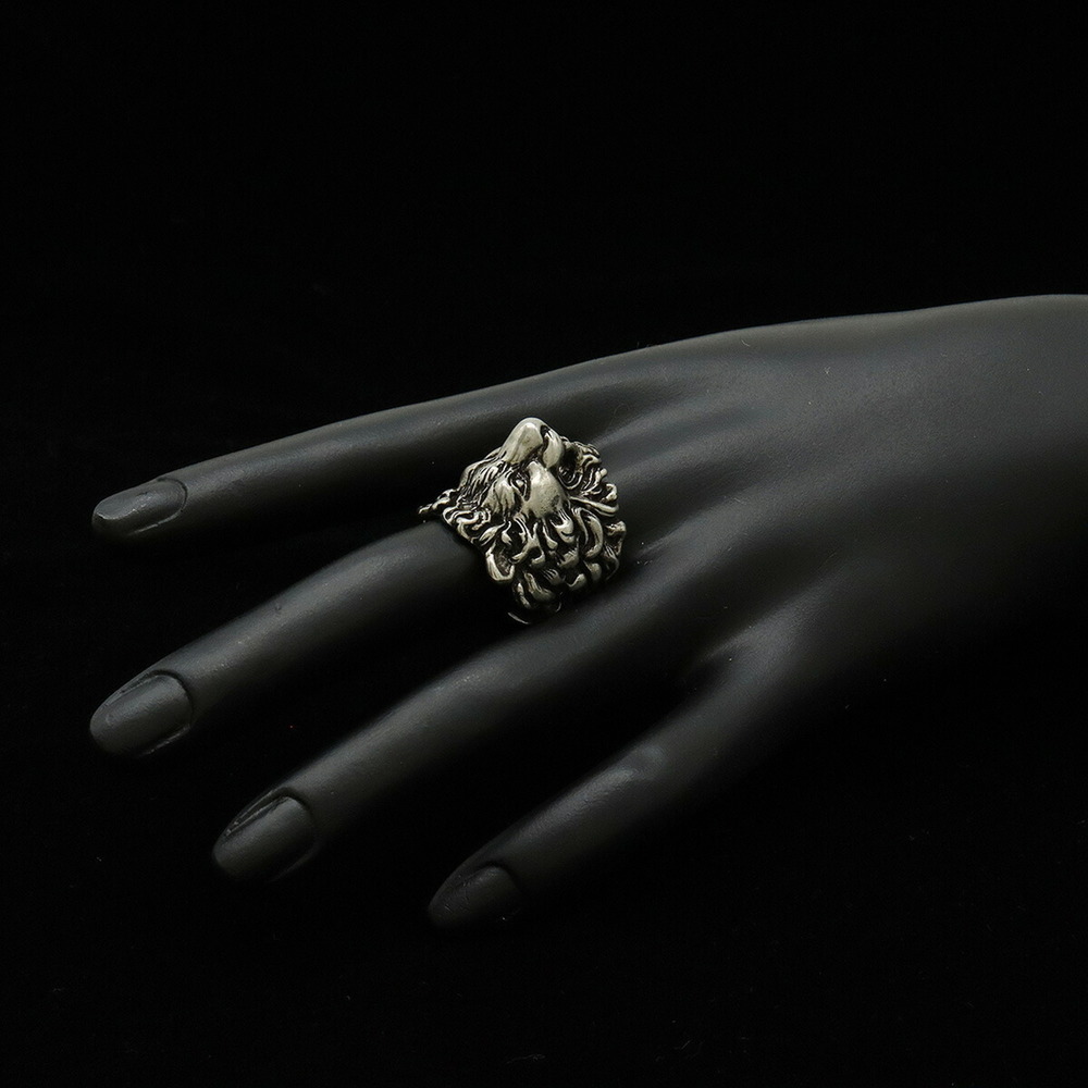 GUCCI Lion Head Ring by Alessandro Michele, Metal Silver #19, Japanese size a... - Picture 8 of 8
